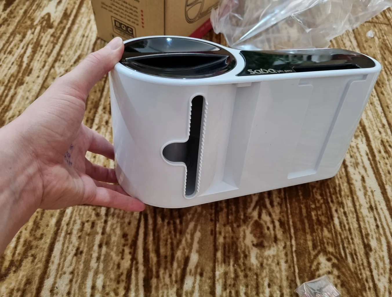 پایه رول دستمال کاغذی صبا مدل جای دستمال پرو