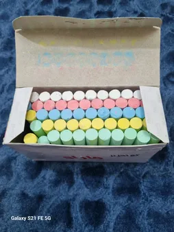 گچ رنگی مارو مدل X60 بسته 60 عددی