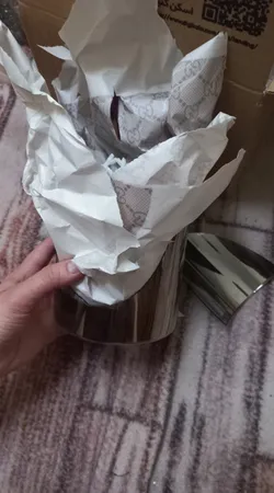 حباب لوستر مدل دو گلاس 321