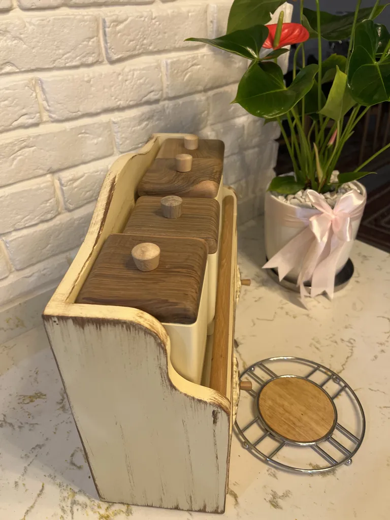 ست جا ادویه سهیل مدل wood