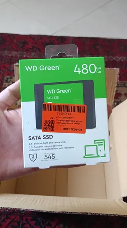 اس اس دی اینترنال SATA III وسترن دیجیتال مدل Green ظرفیت 480 گیگابایت