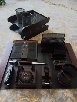 ست لوازم اداری رومیزی مدل STW-13A مجموعه 13 عددی
