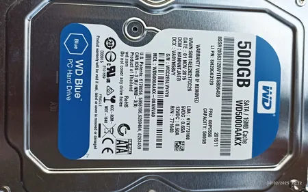 هارددیسک اینترنال وسترن دیجیتال مدل Blue WD5000AZLX ظرفیت 500 گیگابایت