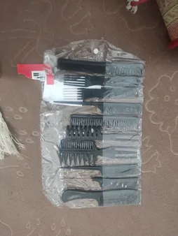 شانه مو مدل 001 مجموعه 10 عددی