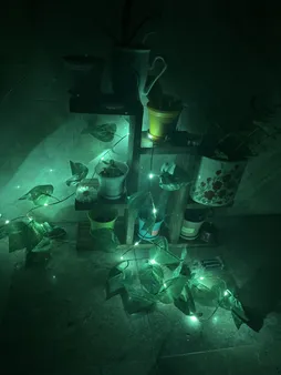 ریسه ال ای دی طرح برگ پتوس طول 2 متر