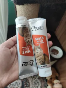 تجریه خرید خمیر مالت گربه پرسا مدل MALT PASTE VITAMINS وزن 100 گرم بسته 2 عددی