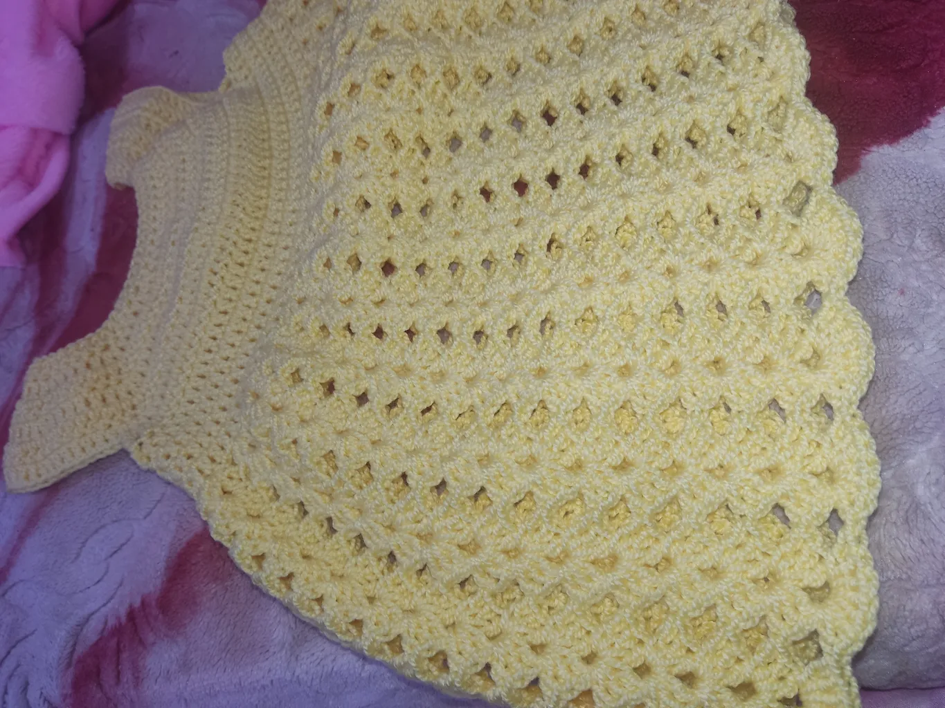 سارافون نوزادی مدل بافتنی