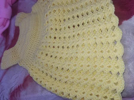 سارافون نوزادی مدل بافتنی