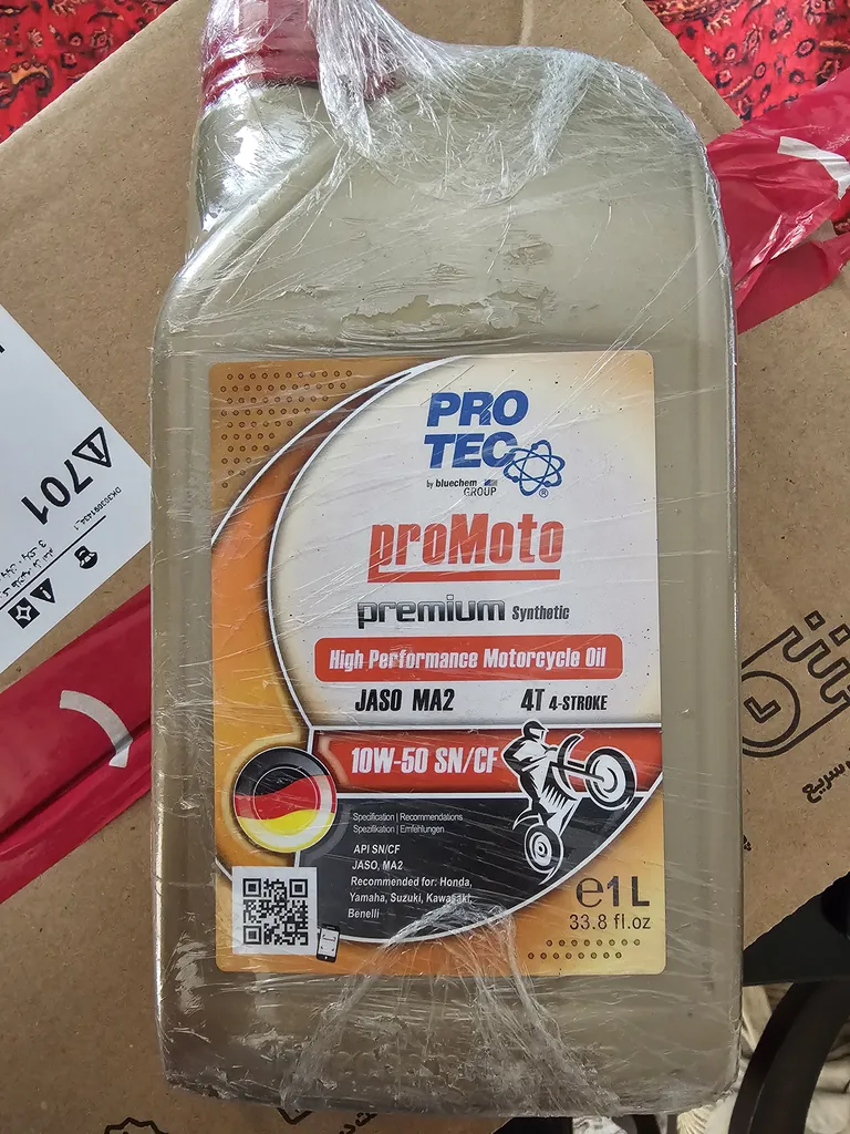 روغن موتور پروتک مدل 10w50 SN حجم 1 لیتر