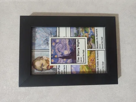 استیکر کالامیکس طرح وینسنت ونگوگ کد KM-VG2 مجموعه 32 عددی