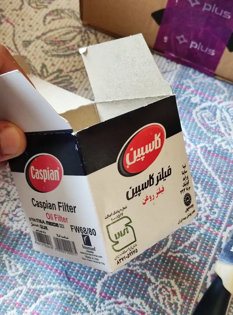 فیلتر روغن خودروی کاسپین مدل FW-815 مناسب برای پژو 405