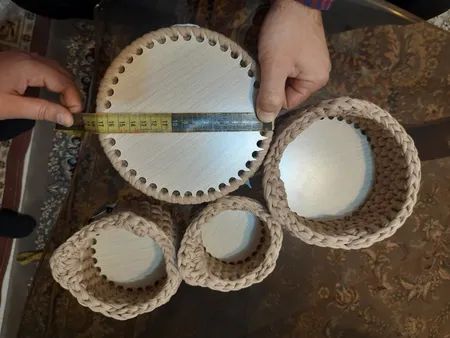 ست سبد وسایل کودک مدل طرح خرسی مجموعه 4 عددی