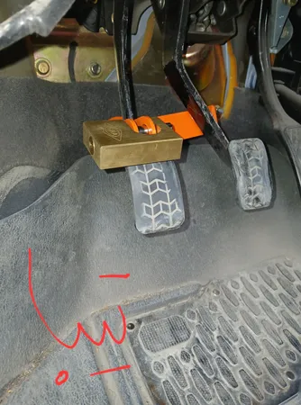 قفل پدال مدل s1 مناسب برای پراید