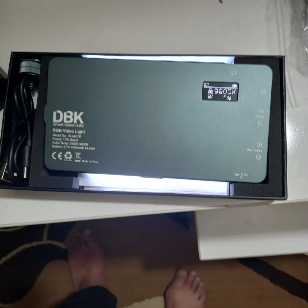 نور ثابت اس ام دی دی بی کی مدل DBK RGB BGD027 LED Panel