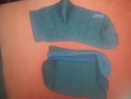 جوراب ساق کوتاه مردانه لنتر مدل ساده کد 990080 مجموعه 6 عددی