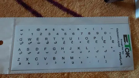 برچسب حروف فارسی ایتوک مدل Laminate