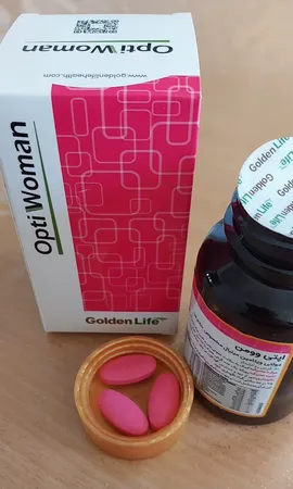 قرص اپتی وومن گلدن لایف بسته 60 عددی