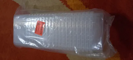 ظرف نگهدارنده پولاد پویش مدل فریزری و مایکروویوی کد 400cc بسته 20 عددی