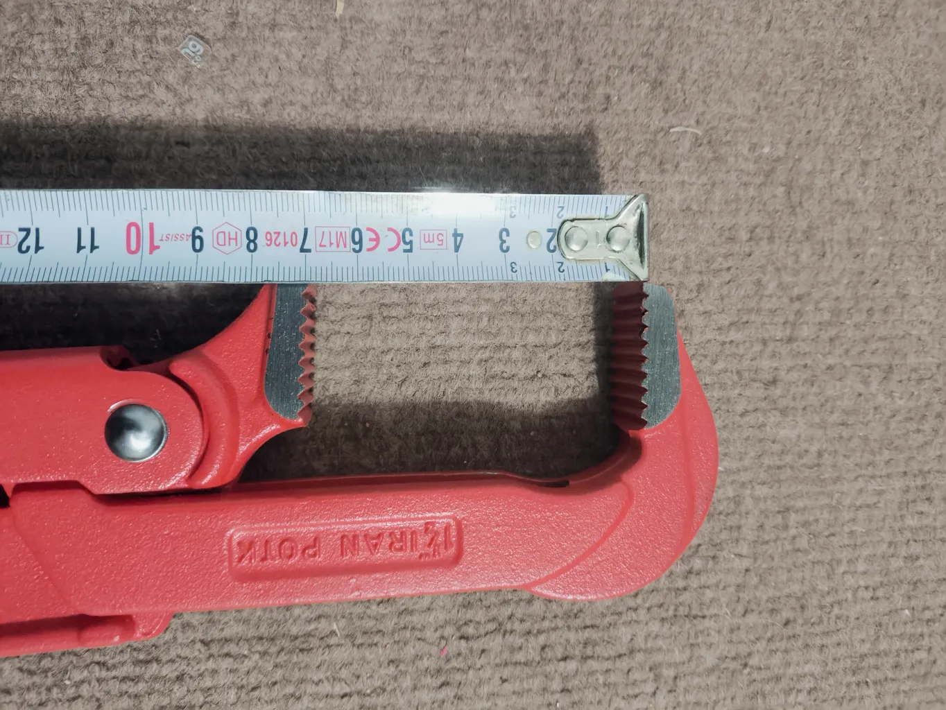 آچار لوله گیر ایران پتک مدل MA-1810 سایز 1/5 اینچ