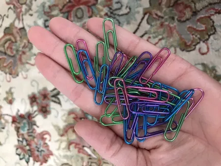 گیره کاغذ پنتر مدل متالیک سایز 28 میلی متر