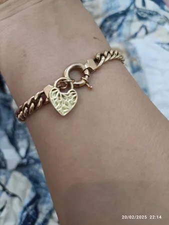 آویز گردنبند طلا 18 عیار زنانه طلای مستجابی مدل قلب کد 05