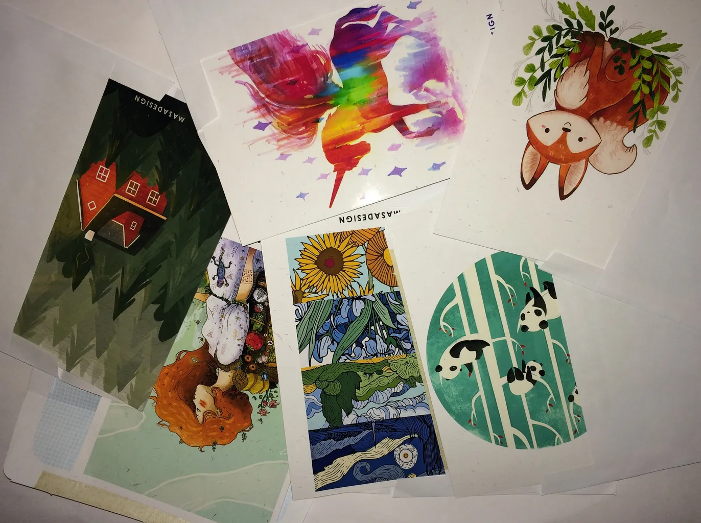 کارت پستال ماسا دیزاین طرح روباه کد POST147