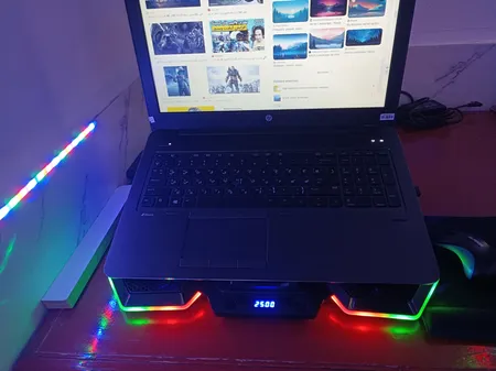 پایه خنک کننده لپ تاپ کول کلد مدل F13 RGB