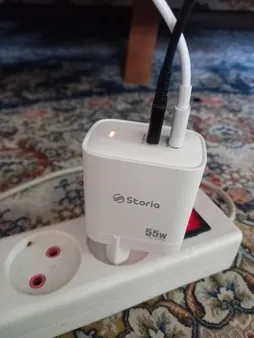 شارژر دیواری 55 وات استوریا مدل ST-BC03 Super Fast Charger