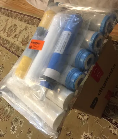 فیلتر دستگاه تصفیه آب آکوا پیورست مدل CE 6900 مجموعه 8 عددی به همراه فیلتر تصفیه آب مدل 75GPD