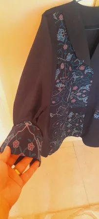 پارچه لباس طرح پیچک کد D161p-2