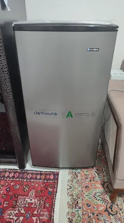 یخچال فریزر 9 فوت ایستکول مدل هتلی 2919، با ارتفاع 108، عمق 56 و پهنای 54 سانتی‌ متر، مصرف انرژی A، دارای 3 طبقه در یخچال و 1 طبقه در فریزر، دارای کندانسور مخفی