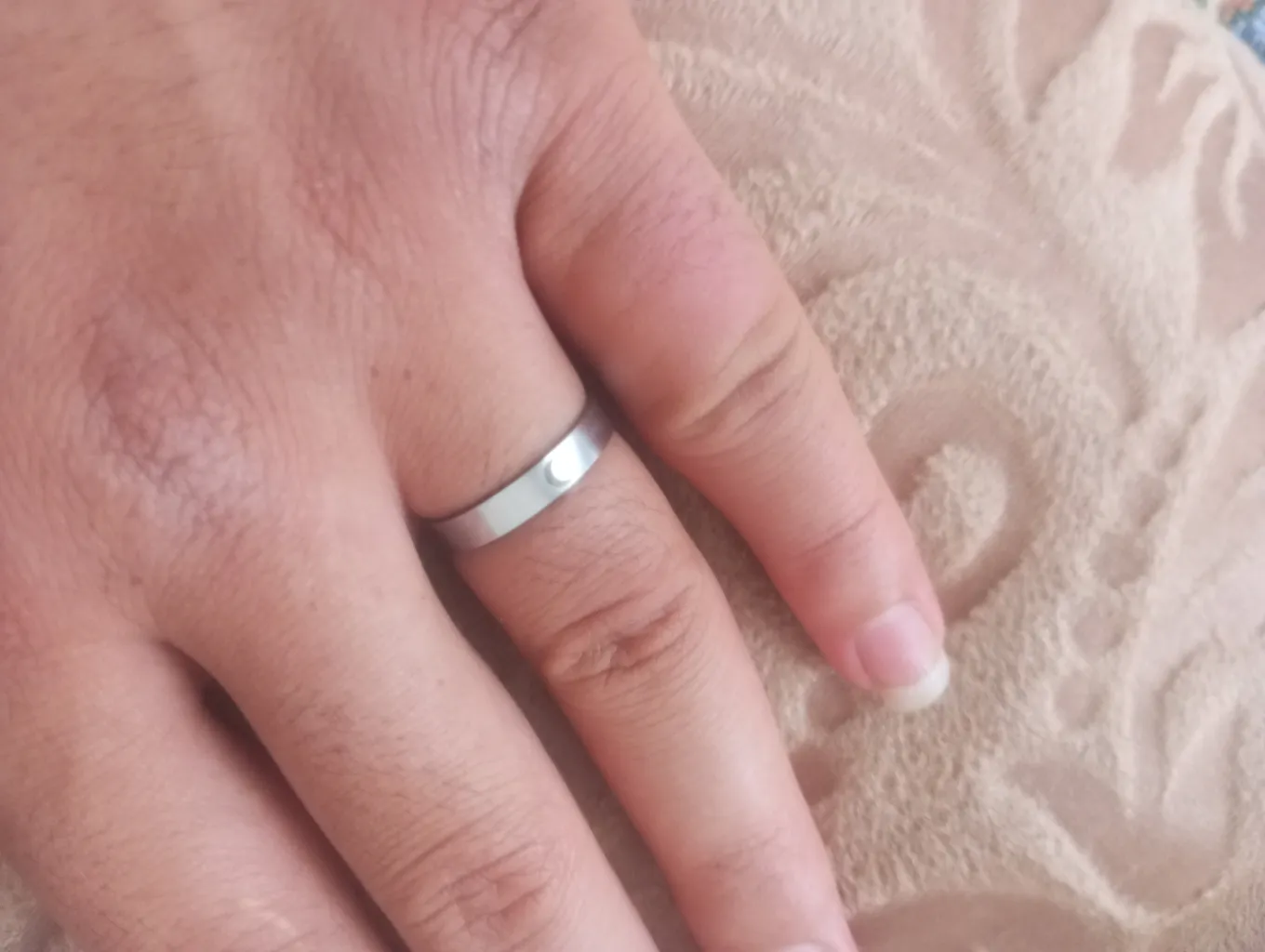 ست انگشتر زنانه و مردانه مدل استیل مکمل ماه و خورشید کد 140