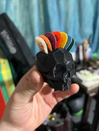 نگهدارنده پیک گیتار مدل Skull