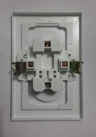 پریز برق دوقلو خیام الکتریک مدل KH8055