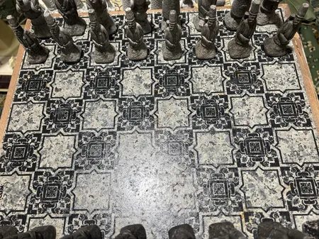 شطرنج مدل سنگی لوکس