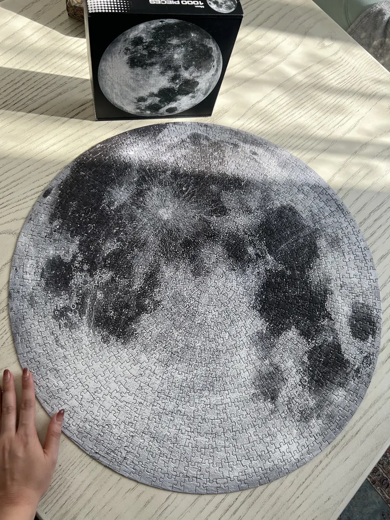 پازل 1000 تکه طرح ماه مدل دایره