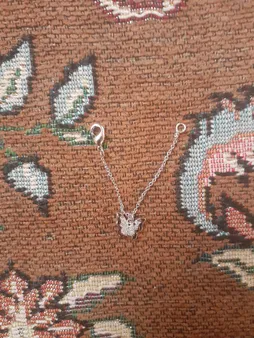 آویز ساعت زنانه طرح پروانه کد 033