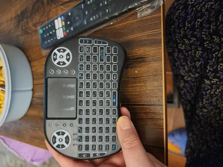 مینی کیبورد بی سیم همراه با تاچ پد مدل i8-fa