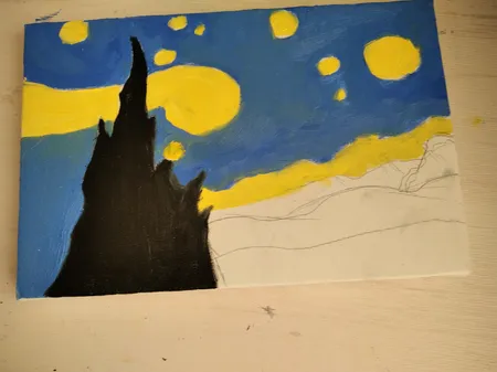 بوم نقاشی جهان بوم مدل TZ-1 سایز 30*20 سانتی متر