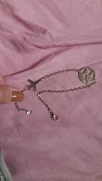 پابند نقره زنانه مدل جهانگرد