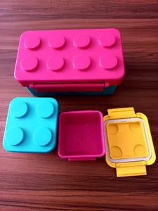 تجریه خرید ظرف غذای 3 تکه کودک هوکیا مدل پازلی