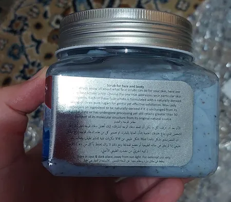 اسکراب لایه بردار پوست مکس لیدی مدل with ice حجم 300 میلی لیتر