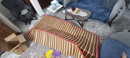 زیر انداز سفری 10 نفره الماس مدل حصیری