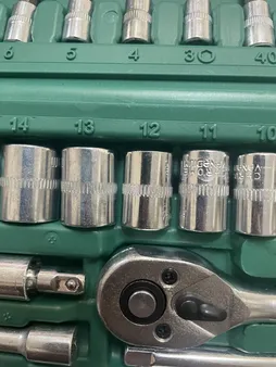 آچار بکس توتال مدل TGREEN مجموعه 46 عددی