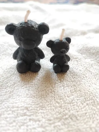 قالب شمع مدل خرس تدی  مجموعه 2 عددی