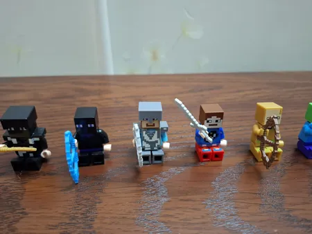 فیگور مدل ماینکرافت مجموعه 24 عددی