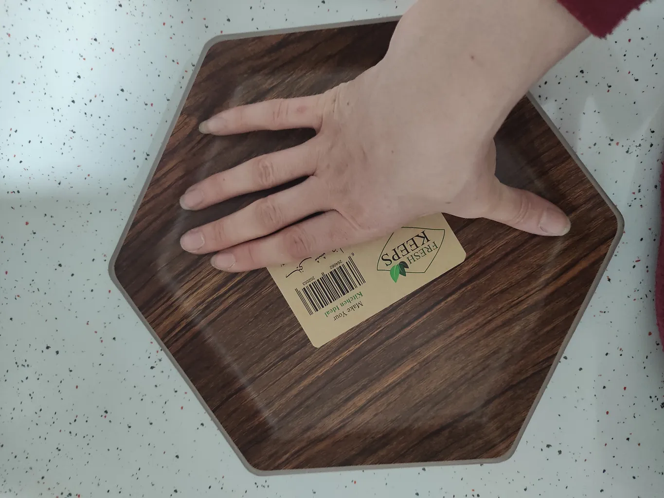 سینی فرش کیپس مدل شش ضلعی کد 2053