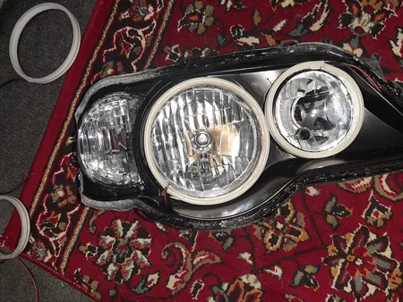 حلقه نئون چراغ مدل pri132w  مناسب برای پراید 132مجموعه چهار عددی