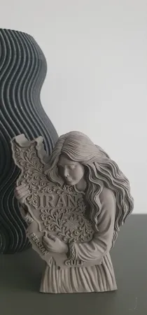 مجسمه مدل ایراندخت