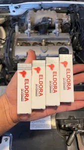 تجریه خرید شمع خودرو الدورا کد 87012331 مدل رزیستور پلاتینیوم سه پایه بسته 4 عددی